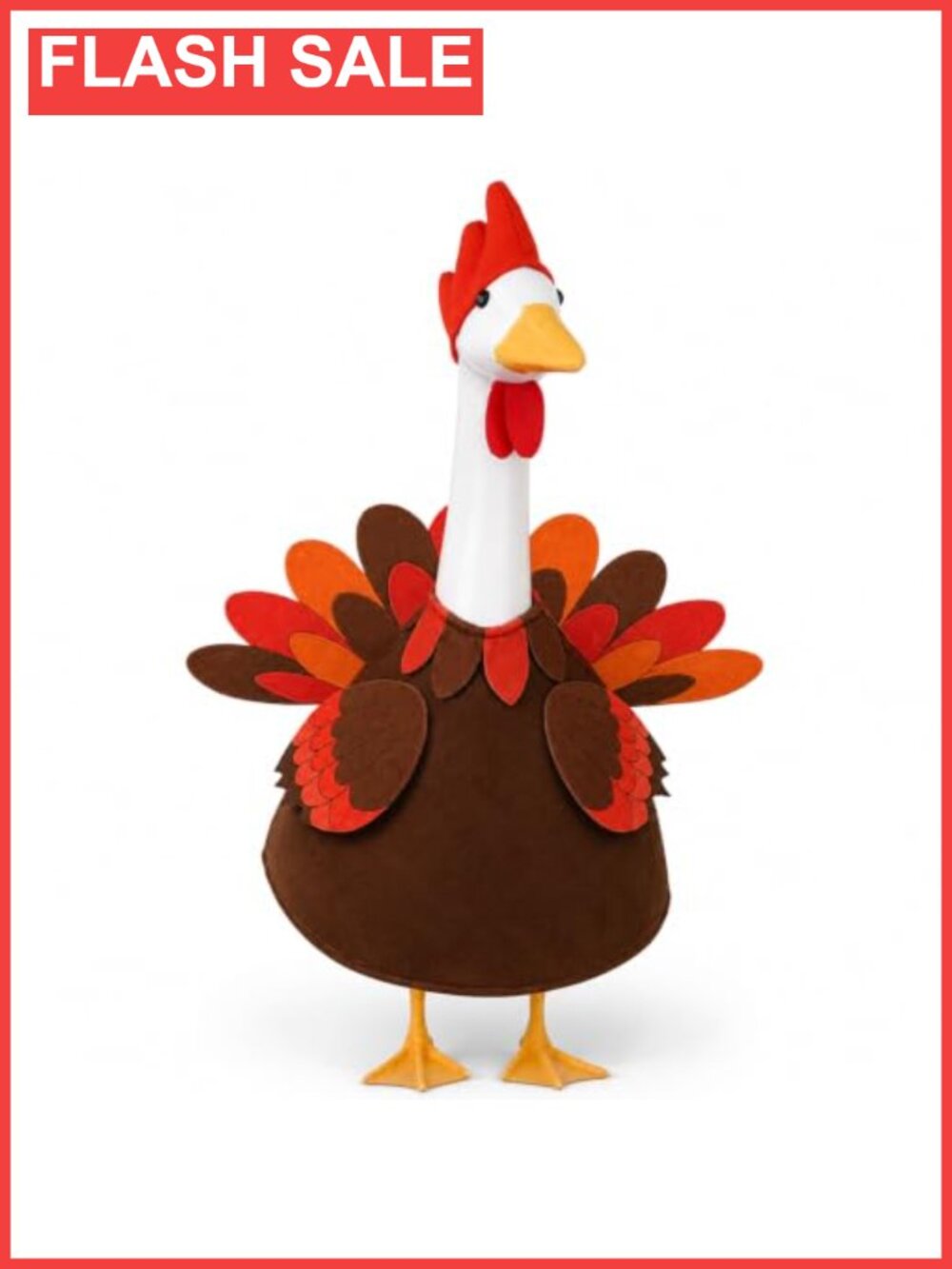 Turkey Porch Goose Outfit Thanksgiving Lawn Decor 23"